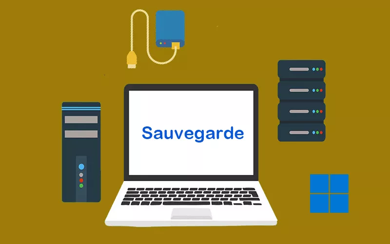 sauvegarde disque dur externe sous windows