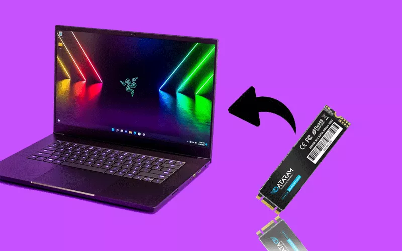 mise à niveau razer blade ssd