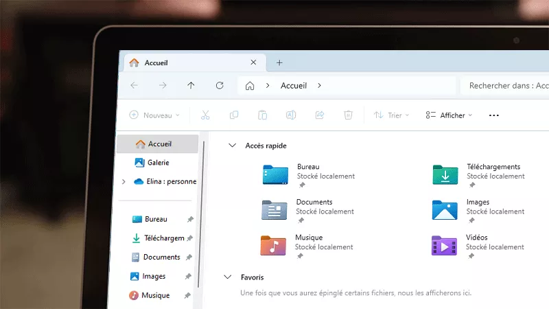 problème manquant d'accès rapide fixé dans windows 11