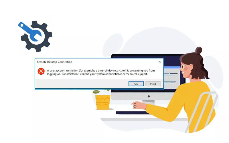 restriction de connexion de compte d utilisateur de bureau à distant fixe