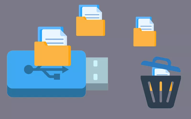 supprimer les fichiers des lecteurs usb flash de manière permanente