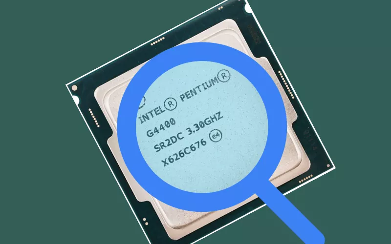 vérifier les spécifications du processeur