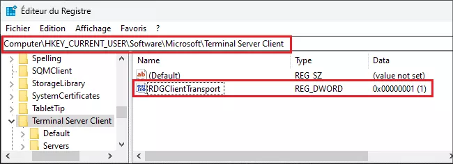 apporter des modifications au registre