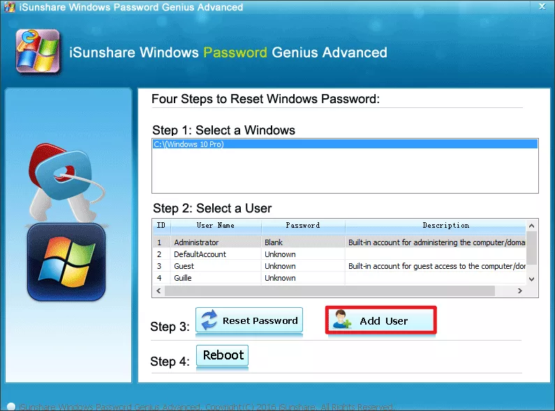 ajouter un utilisateur