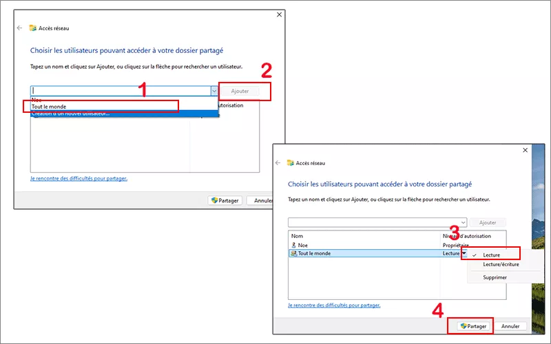 prêt à partager avec tout le monde