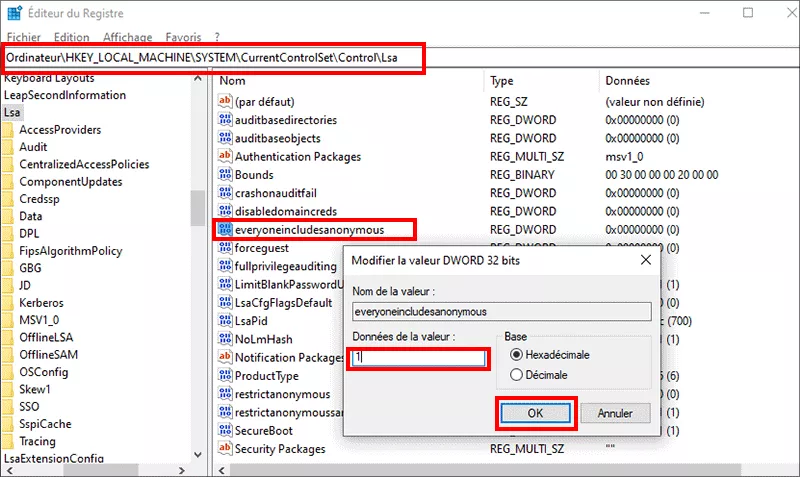 changer tout le mondeinclutdes données de valeur anonymes en 1